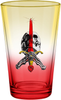 Verre Powell Peralta Skull & Sword Yellow Red Fade