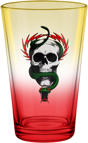 Verre Powell Peralta MC Gill Skull & Snake Yellow Red Fade