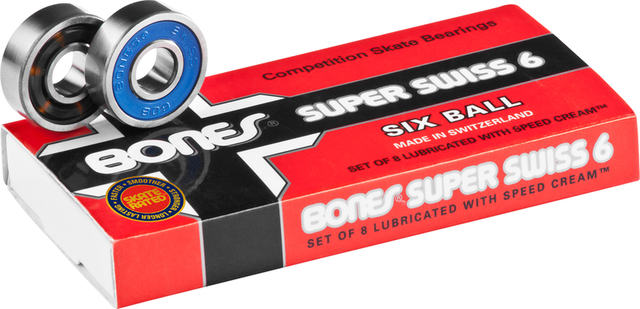 Bones Roulements (Jeu De 8) Swiss Super 6 Ball