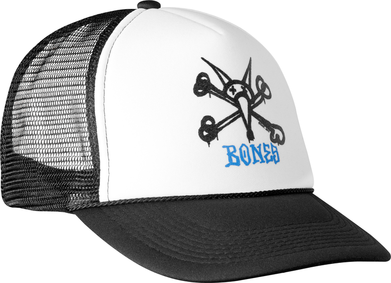 Casquette trucker Powell Peralta Rat Bones Black