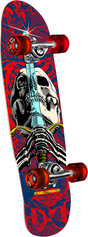 Powell Complete Cruiser Skull & Sword Mini Navy Red