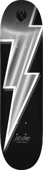 Powell Deck Flight Vallely Lightning Bolt Silver