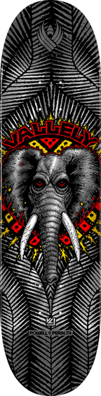 Powell Deck Flight Vallely Elephant Silver Foil