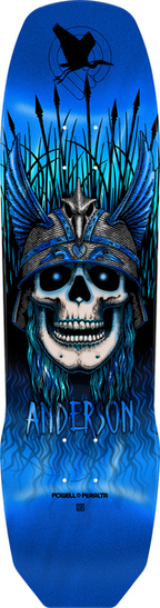 Powell Deck Andy Anderson Heron Blue Foil