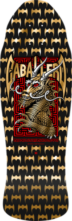 Planche de skateboard Powell Peralta Reissue Cab Street Black Gold Foil 9,6"
