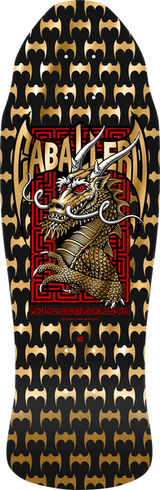 Planche de skateboard Powell Peralta Reissue Cab Street Black Gold Foil 9,6"