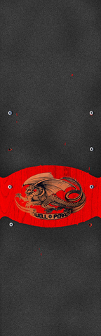Powell Grip Plaque Oval Dragon Black
