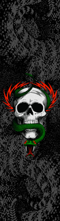 Powell Grip Plaque Mcgill Skull Snake