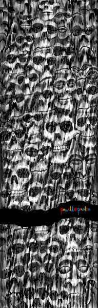 Grip skateboard Powell Peralta Color Me Skullz 10,5" x 33"