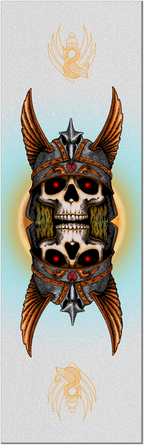 Powell Grip Plaque Anderson Skull Clear