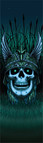 Powell Grip Anderson Skull Green