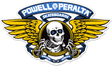Powell Sticker Winged Ripper Blue (30Cm)