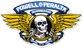 Powell Sticker Winged Ripper Blue (30Cm)