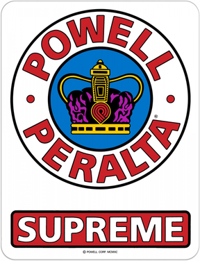 Powell Sticker Supreme Og Red White Blue (30Cm)