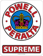 Powell Sticker Supreme Og Red White Blue (30Cm)
