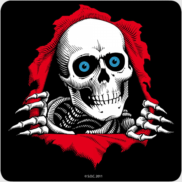 Stickers Powell Peralta Ripper Black (30CM)