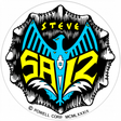 Powell Stickers Steve Saiz Totem (Pack De 20)