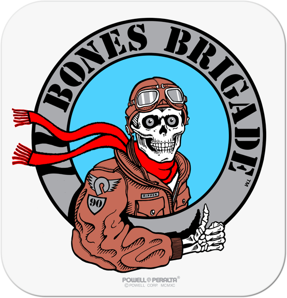 Powell Stickers Bb Ripper Pilot Metallic 4.5 (20 Pk)