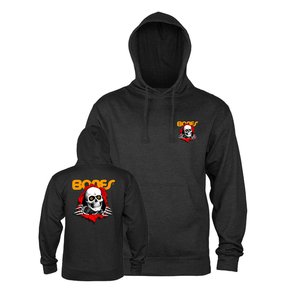 Powell Sweat Ripper Hood Charcoal