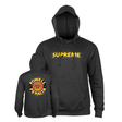 Powell Sweat Supreme Hood Charcoal Yellow