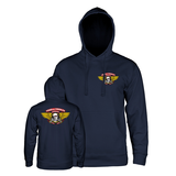 Powell Sweat Winged Ripper Hood Navy