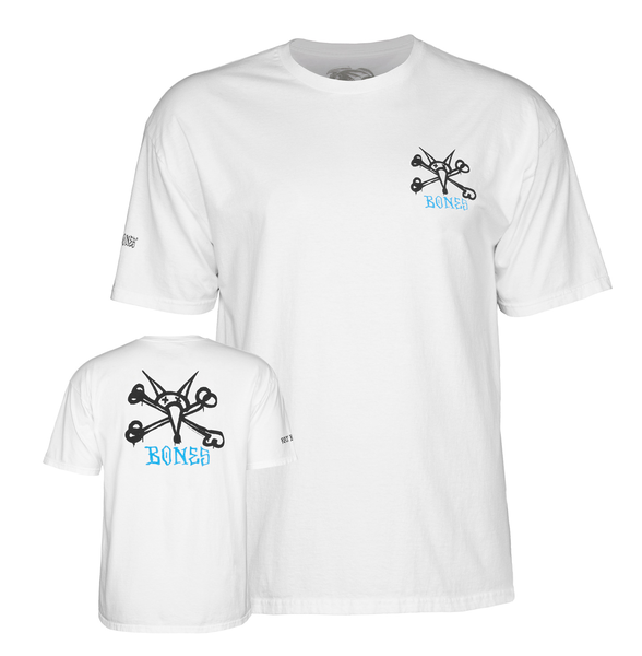 Powell T-Shirt Rat Bones Ss White