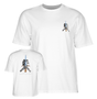 Powell T-Shirt Skull & Sword Ss White