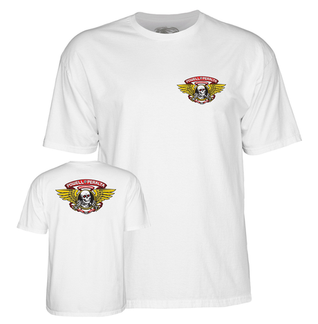 Powell T-Shirt Winged Ripper Ss White