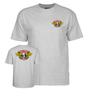 Powell T-Shirt Winged Ripper Ss Gray