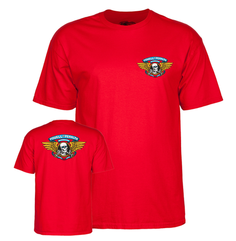 Powell T-Shirt Winged Ripper Ss Red