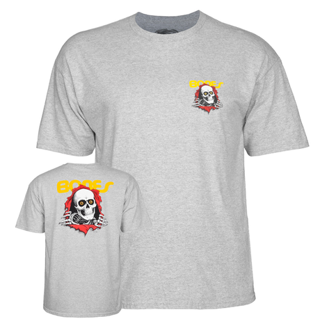Powell T-Shirt Ripper Ss Gray