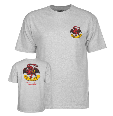 Powell T-Shirt Cab Dragon Ii Ss Grey