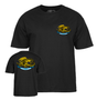 Powell T-Shirt Oval Dragon Ss Black
