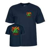 Powell T-Shirt Cab Street Dragon Ss Navy