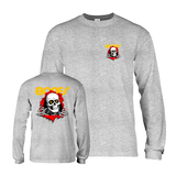 Powell T-Shirt Ripper Ls Gray