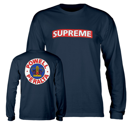 Powell T-Shirt Supreme Ls Navy