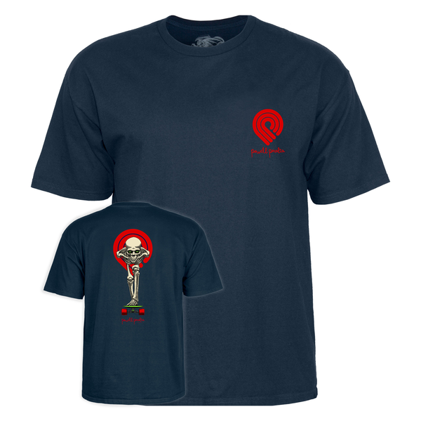 Powell T-Shirt Tucking Skeleton Ss Navy