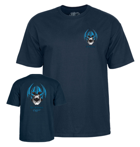 Powell T-Shirt Welinder Nordic Skull Ss Navy