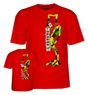 Powell T-Shirt Ray Barbee Rag Doll Ss Red
