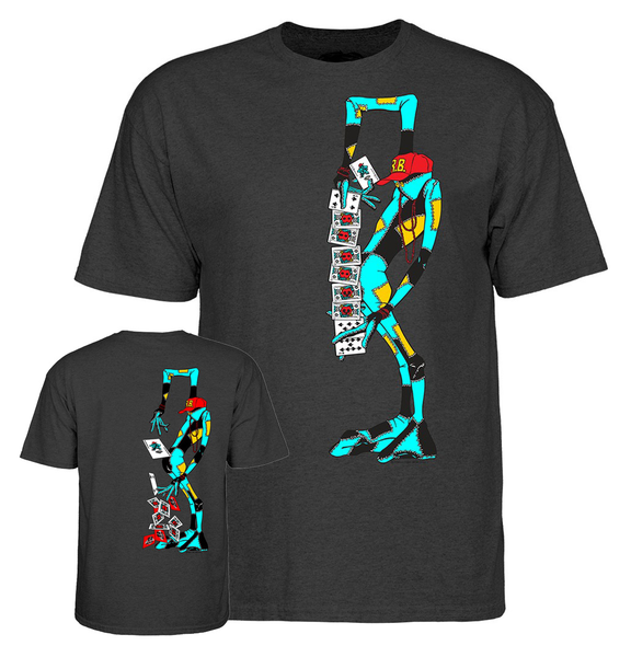 Powell T-Shirt Ray Barbee Rag Doll Ss Charcoal