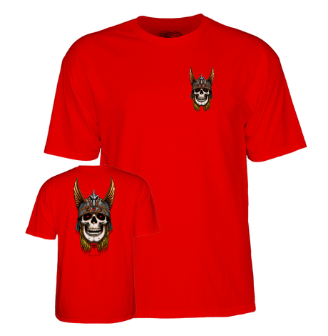 Powell T-Shirt Andy Anderson Skull Ss Red