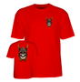 Powell T-Shirt Andy Anderson Skull Ss Red