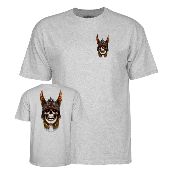 Powell T-Shirt Andy Anderson Skull Ss Heather