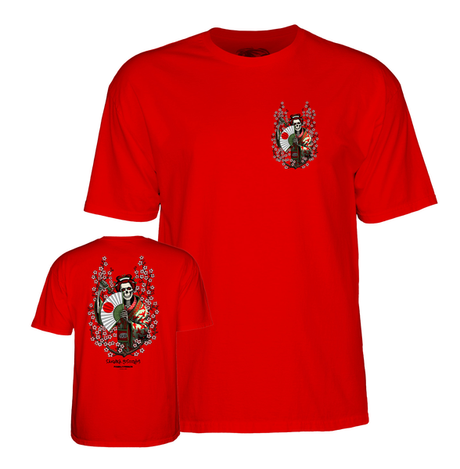 Powell T-Shirt Sakura Yosozumi Ss Red