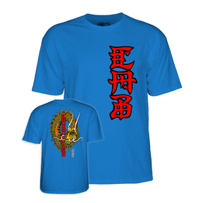 Powell T-Shirt Cab Ban This Ss Royal Blue