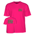 Powell T-Shirt Rat Bones Graffiti Ss Hot Pink