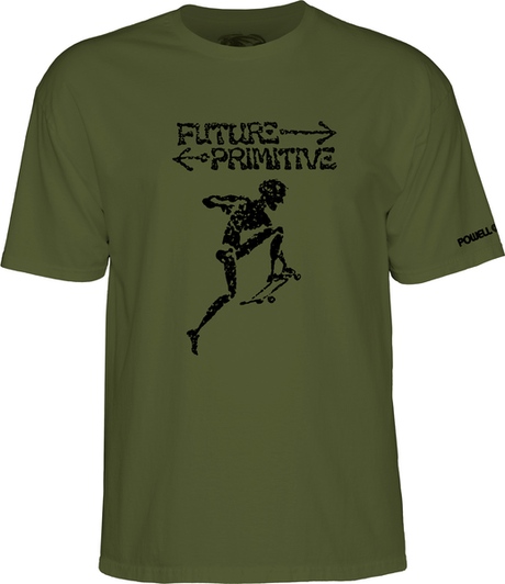 Powell T-Shirt Future Primitive Ss Military Green