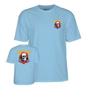 Powell T-Shirt Ripper Ss Light Blue Ss