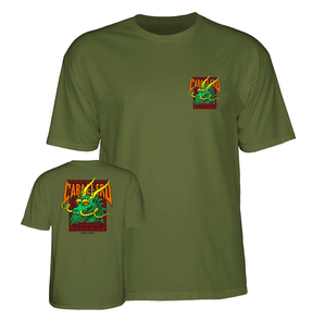 Powell T-Shirt Cab Street Dragon Ss Military