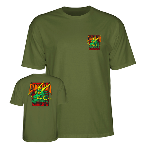 Powell T-Shirt Cab Street Dragon Ss Military